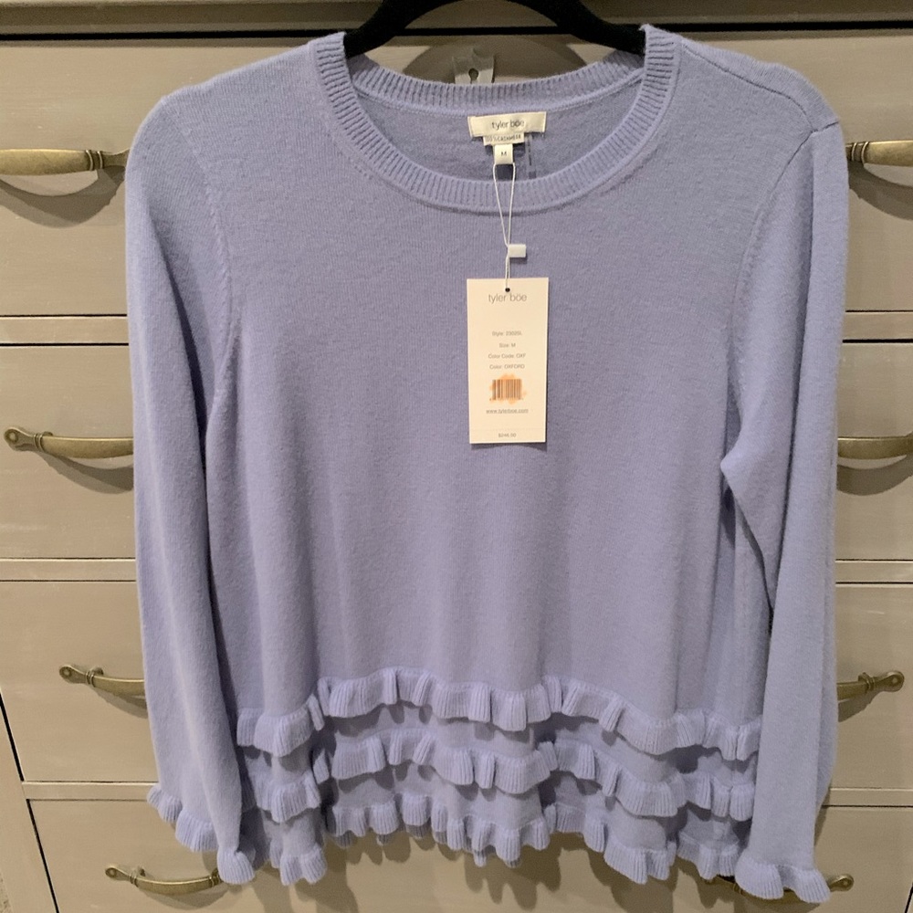 Tyler Boe Cashmere Sweater NWT- Sz Med.